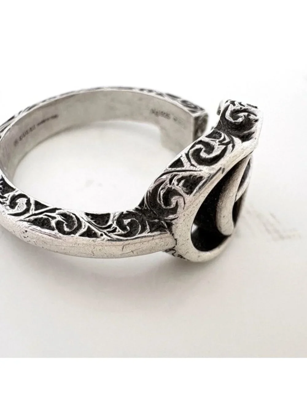 Gucci GG Marmont Ring Double Silver - Picture 5 of 6
